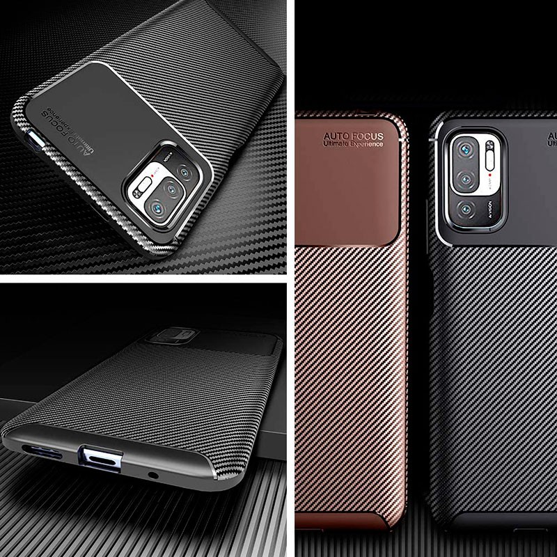 Funda de silicona Super Carbon para Xiaomi Redmi Note 10 5G - Ítem4