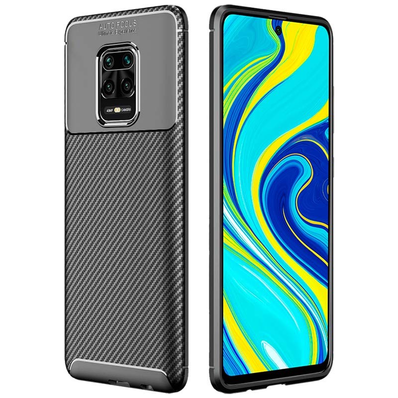 Capa Xiaomi Redmi Note 9S / Note 9 Pro - Super Carbon - Silicone