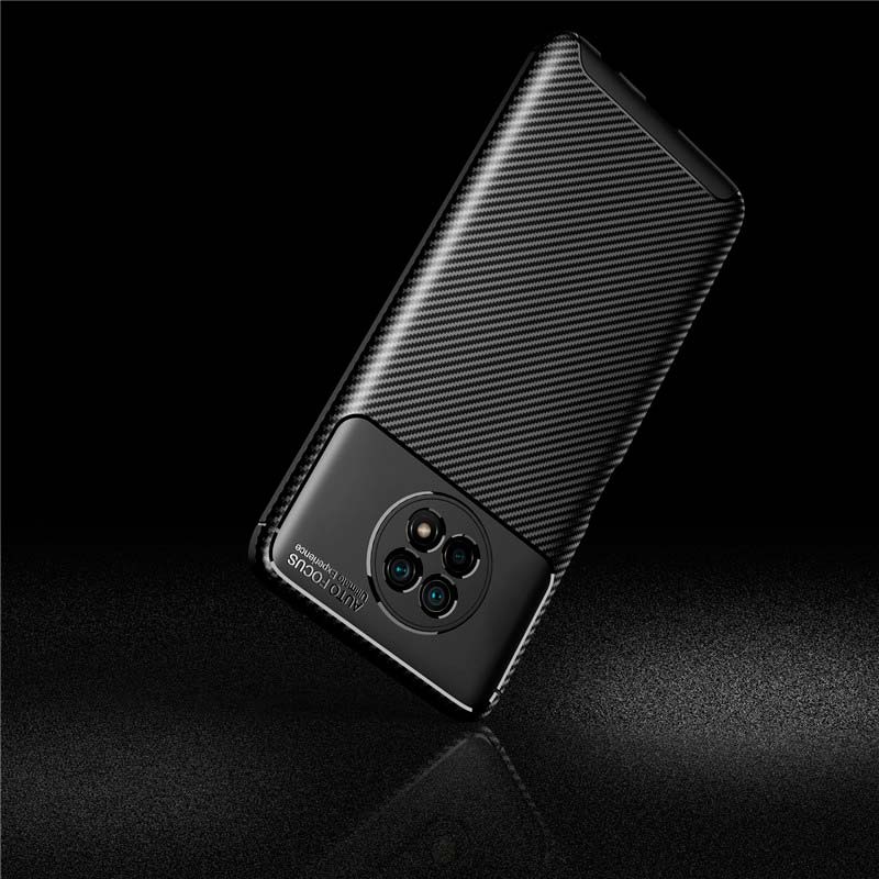 Coque en silicone Super Carbon pour Xiaomi Redmi Note 9T 5G - Ítem1