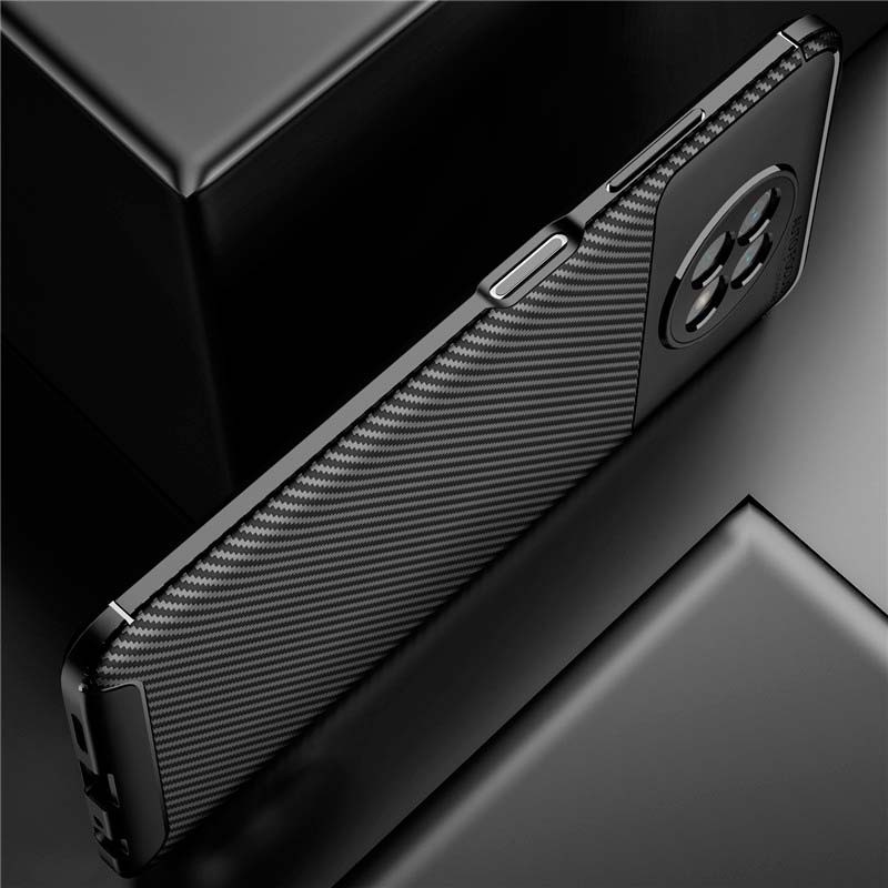 Coque en silicone Super Carbon pour Xiaomi Redmi Note 9T 5G - Ítem4