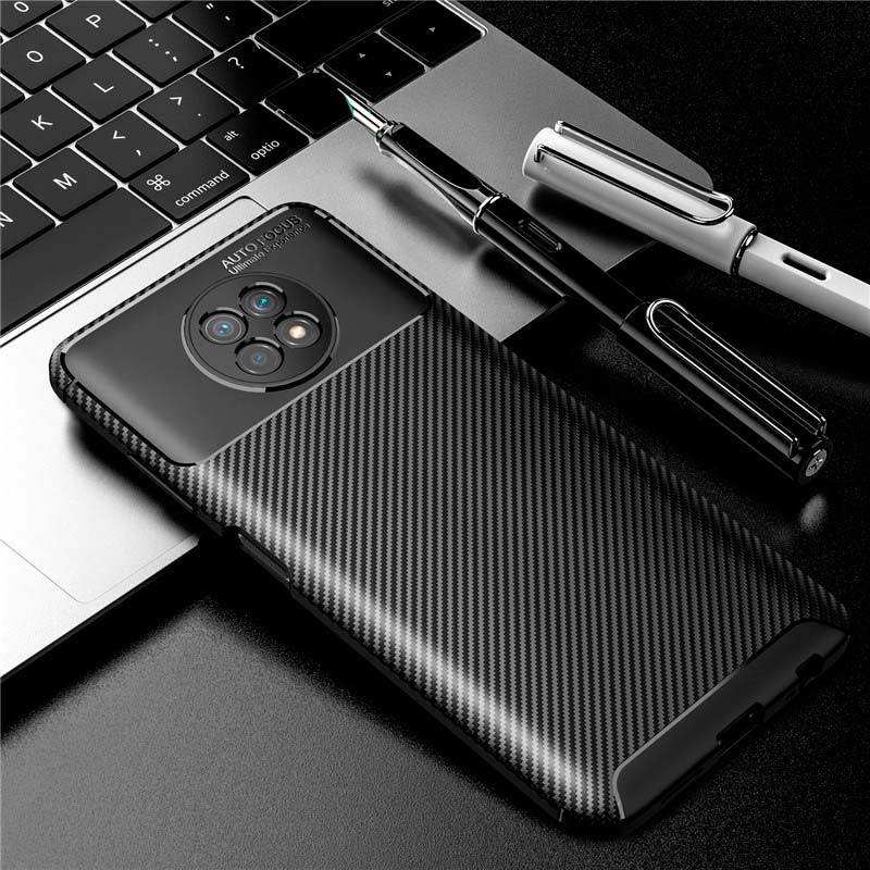 Coque en silicone Super Carbon pour Xiaomi Redmi Note 9T 5G - Ítem5
