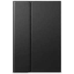 Coque avec clavier Lenovo M11 11 pouces en étui noir texturé, couverture pliante protectrice et élégante pour tablette, finition antidérapante