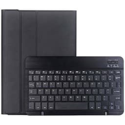 Coque noire pour Lenovo M11 11 pouces avec clavier anglais détachable, finition mate, touches chiclet et support pliable pour protection et saisie confortable