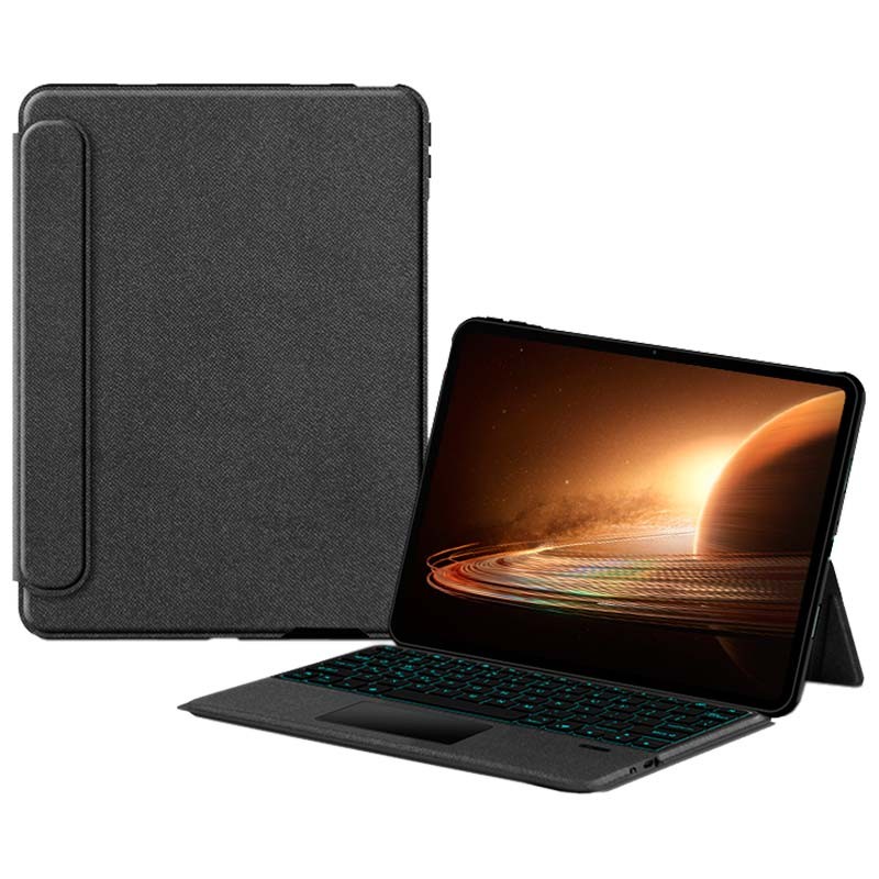 Funda compatible con teclado y touchpad negra para Oneplus Pad - Ítem