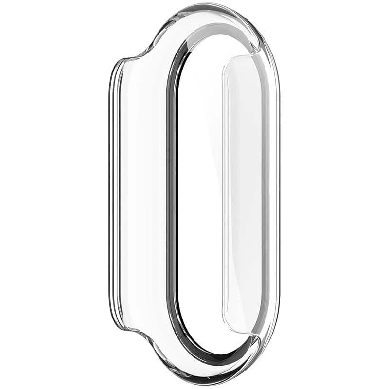 vista traseira da Capa PC transparente + Vidro Temperado Xiaomi Mi Smart Band 9