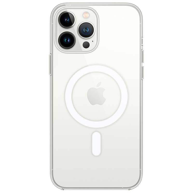 Coque iPhone 13 Pro Max revêtement métallique Magsafe transparent