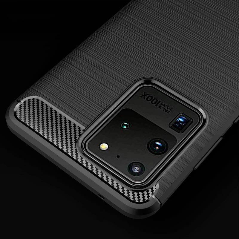 Coque en silicone Carbon Ultra pour Samsung Galaxy S20 Ultra - Ítem4