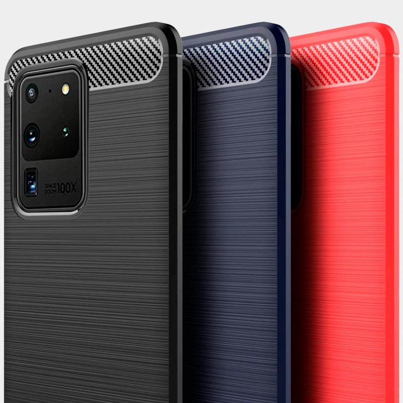 Coque en silicone Carbon Ultra pour Samsung Galaxy S20 Ultra - Ítem6