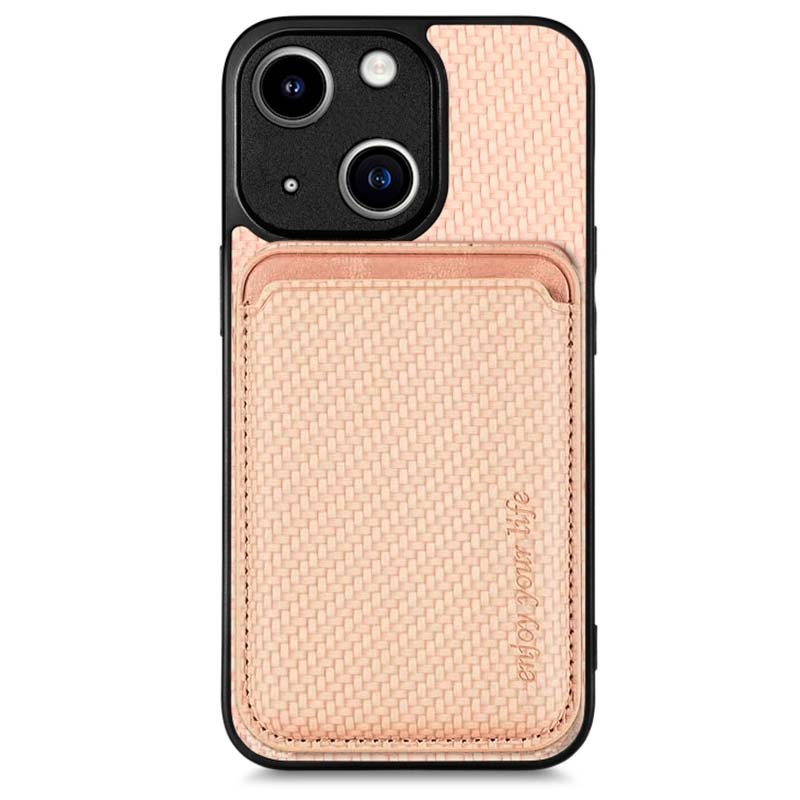 Funda Wallet beige con MagSafe y cartera para iPhone 15 Plus - Ítem