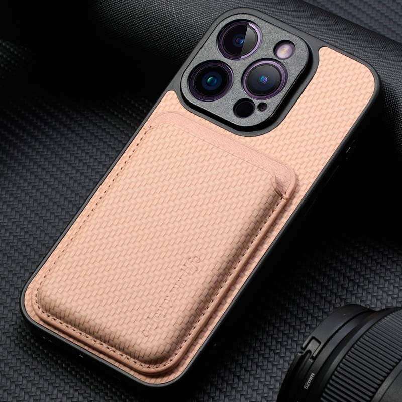 Funda Wallet beige con MagSafe y cartera para iPhone 15 Plus - Ítem3