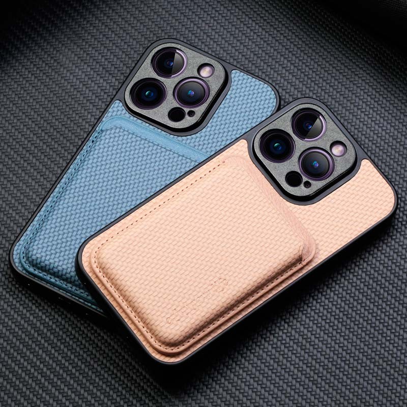 Funda Wallet beige con MagSafe y cartera para iPhone 15 Plus - Ítem4