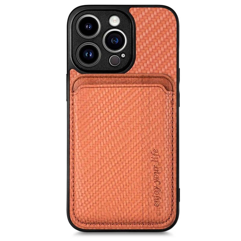 Coque Wallet orange avec MagSafe et porte-cartes pour iPhone 15 Pro - Ítem