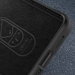 Capa de silicone preta Wave para Xiaomi Poco X7 Pro 5G - interior de microfibra