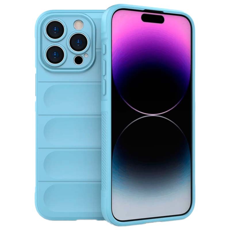 Funda de silicona azul claro Wave para iPhone 15 Pro - Ítem