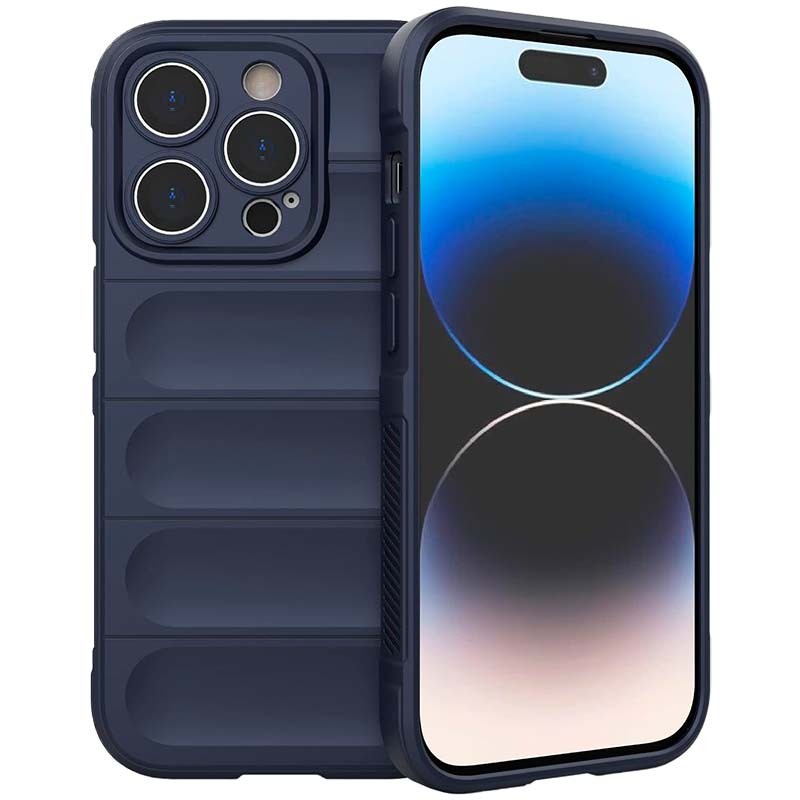 Funda de silicona azul Wave para iPhone 15 Pro Max - Ítem