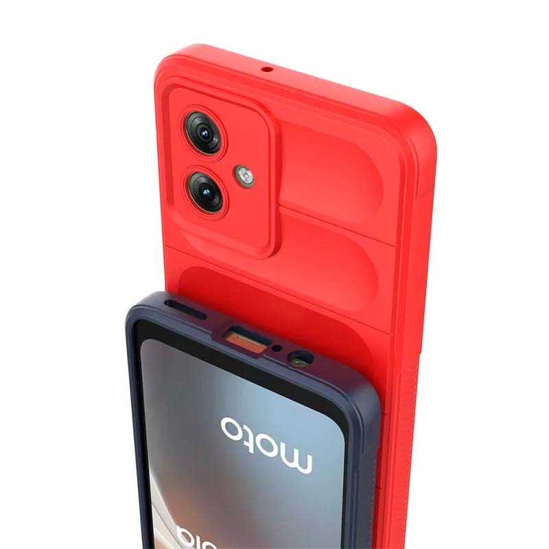 Capa de silicone cinzenta Wave para Motorola Moto G54 - Item3