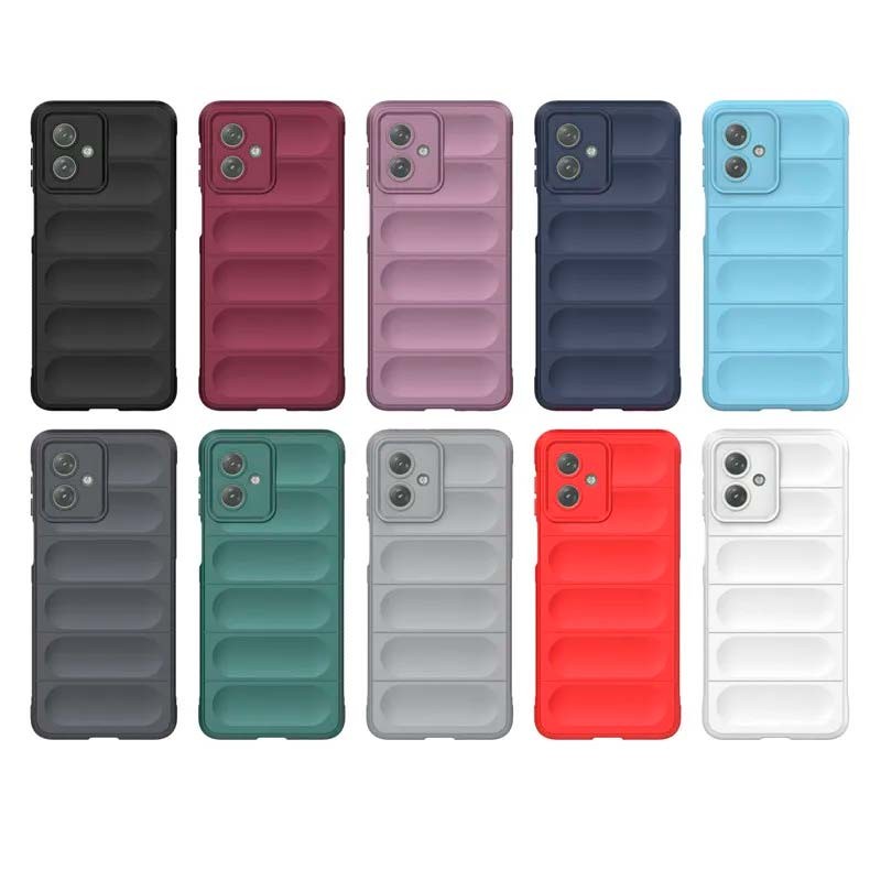 Capa de silicone cinzenta Wave para Motorola Moto G54 - Item5