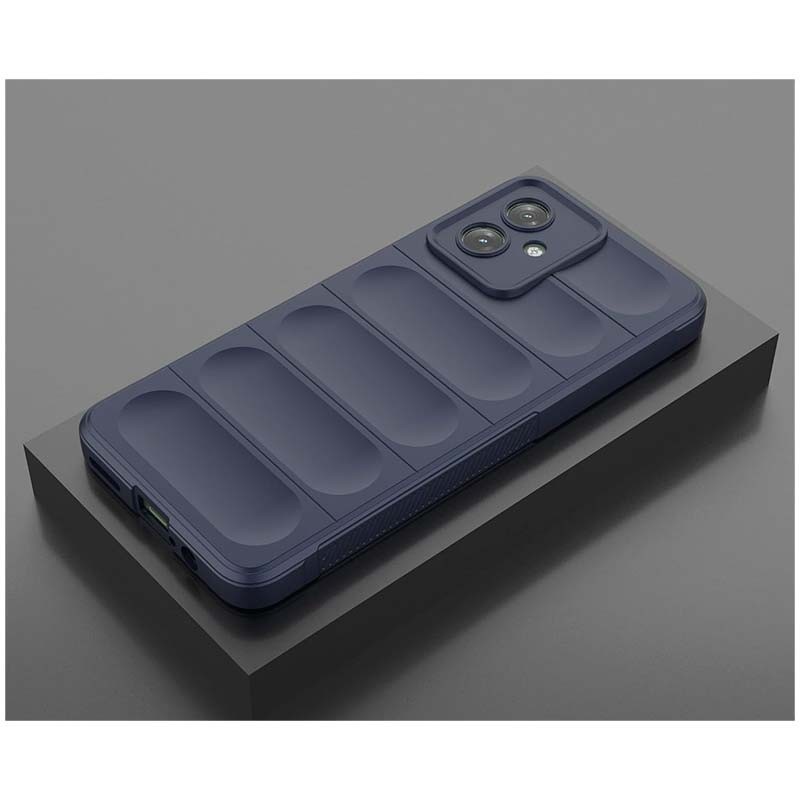 Capa de silicone azul Wave para Motorola Moto G54 - Item6