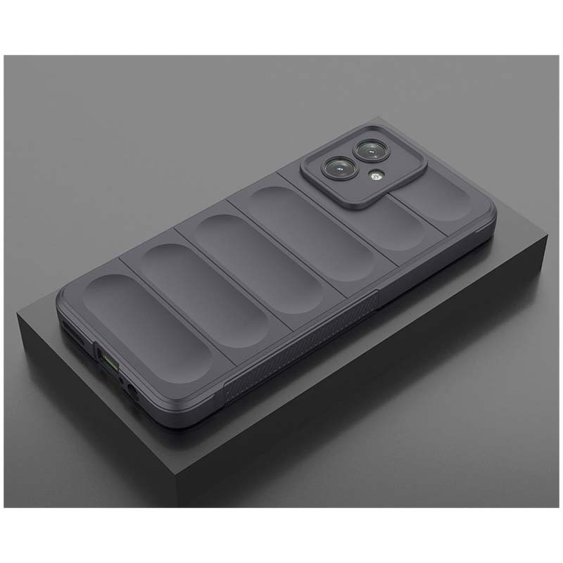 Capa de silicone cinzenta Wave para Motorola Moto G54 - Item6