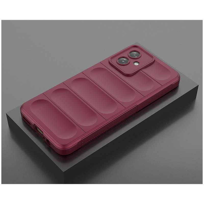 Capa de silicone borgonha Wave para Motorola Moto G54 - Item6