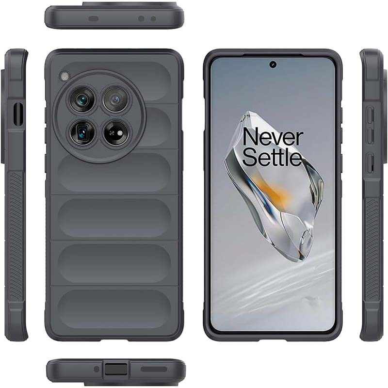 Capa de silicone cinzenta Wave para Oneplus 12 - Item1
