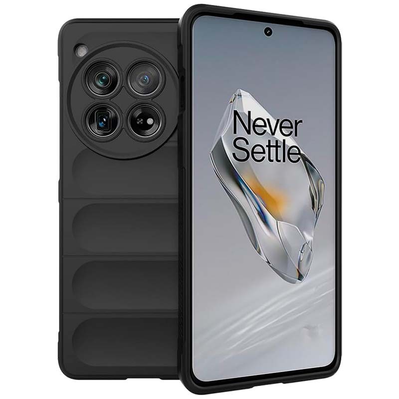 Funda de silicona negra Wave para Oneplus 12 - Ítem