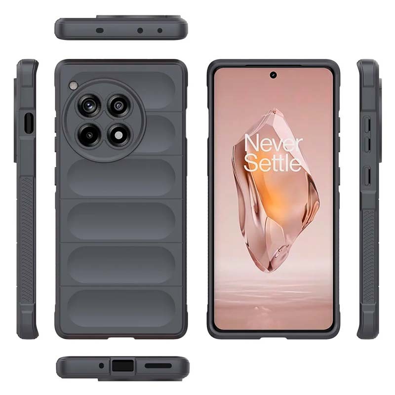 Funda de silicona borgoña Wave para Oneplus 12R - Ítem1