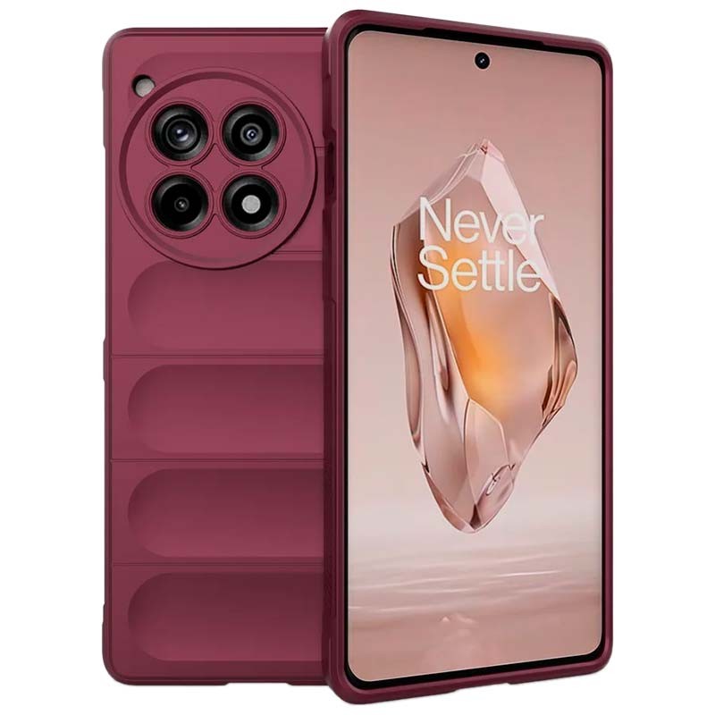 Funda de silicona borgoña Wave para Oneplus 12R - Ítem