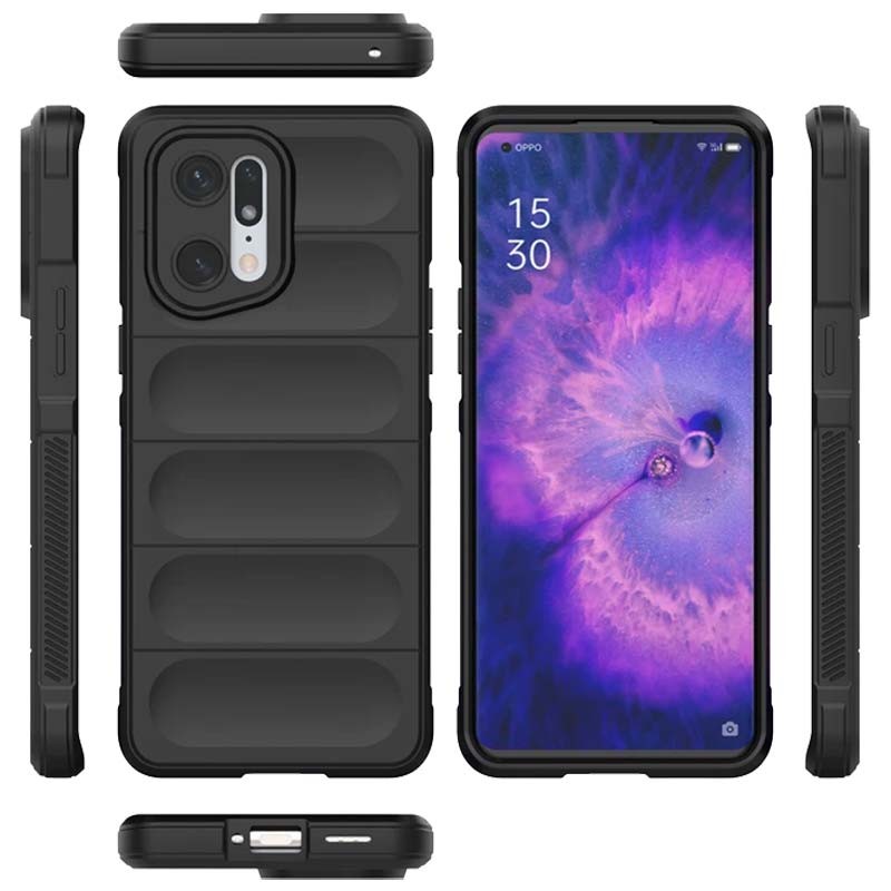 Capa de silicone azul claro Wave para Oppo Find X5 Pro 5G - Item1