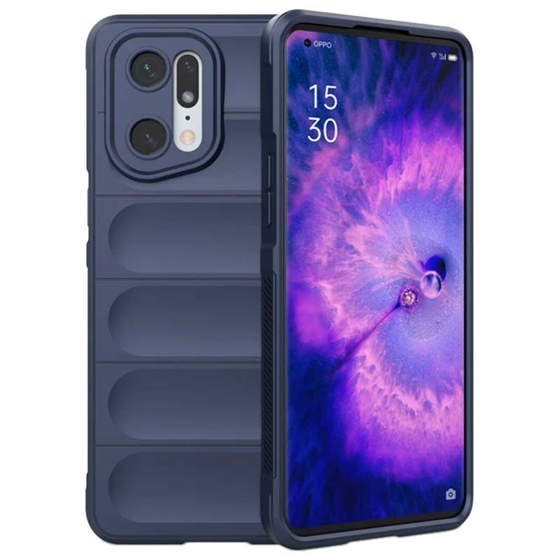 Capa de silicone azul Wave para Oppo Find X5 Pro 5G - Item