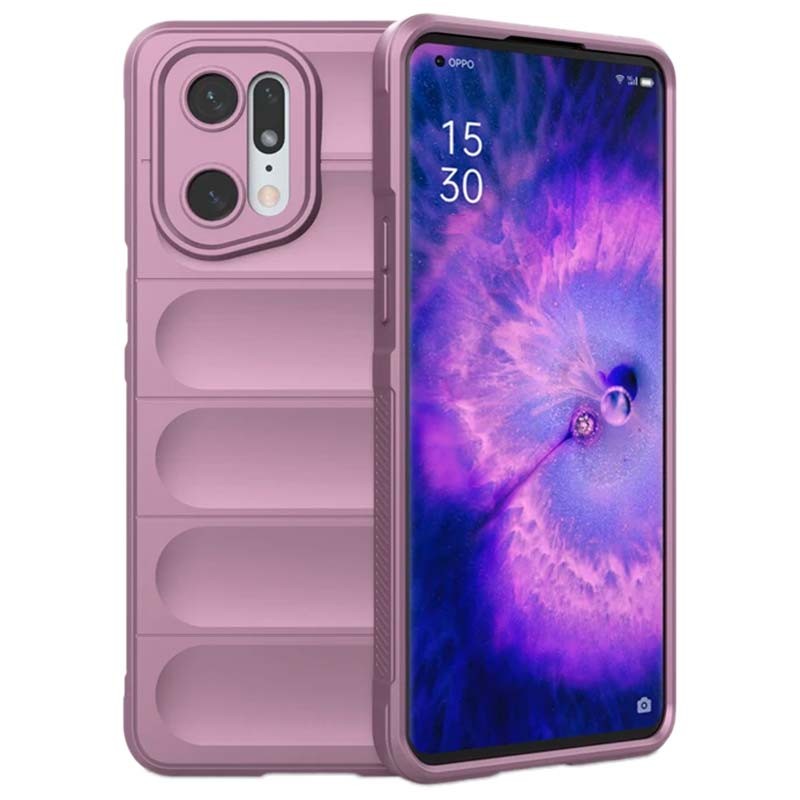 Funda de silicona lavanda Wave para Oppo Find X5 Pro 5G - Ítem