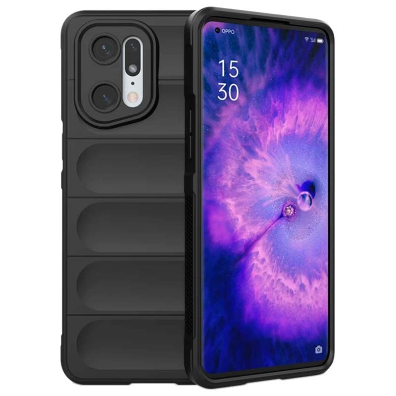 Funda de silicona negra Wave para Oppo Find X5 Pro 5G - Ítem