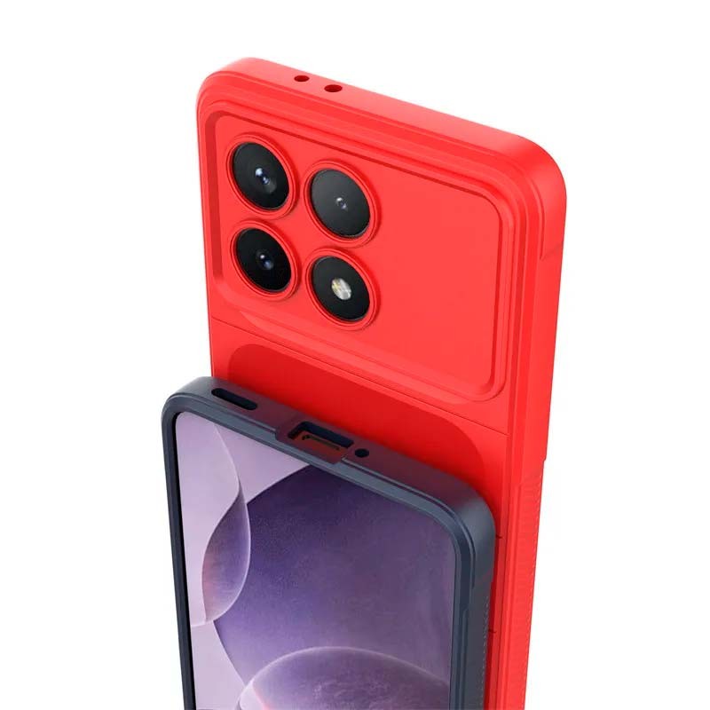 Capa de silicone azul claro Wave para Xiaomi Poco X6 Pro 5G - Item1