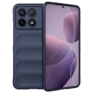 Capa de silicone azul Wave para Xiaomi Poco X6 Pro 5G