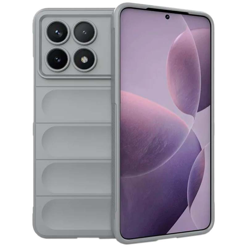Capa de silicone cinzento claro Wave para Xiaomi Poco X6 Pro 5G - Item