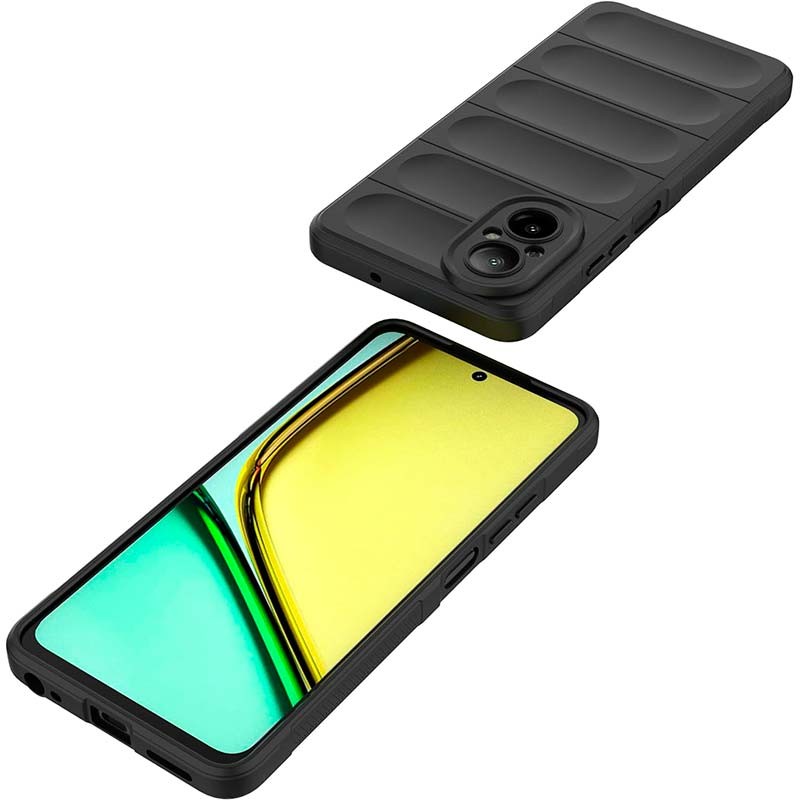 Capa de silicone borgonha Wave para Realme C67 4G - Item4