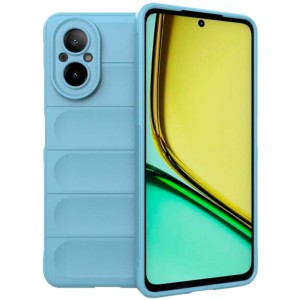 Coque en silicone bleu clair Wave pour Realme C67 4G