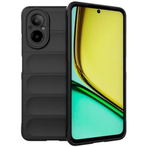 Coque en silicone noire Wave pour Realme C67 4G