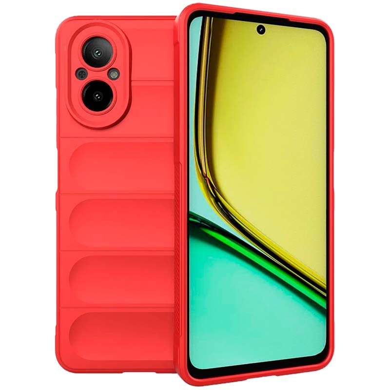 Capa de silicone vermelha Wave para Realme C67 4G - Item