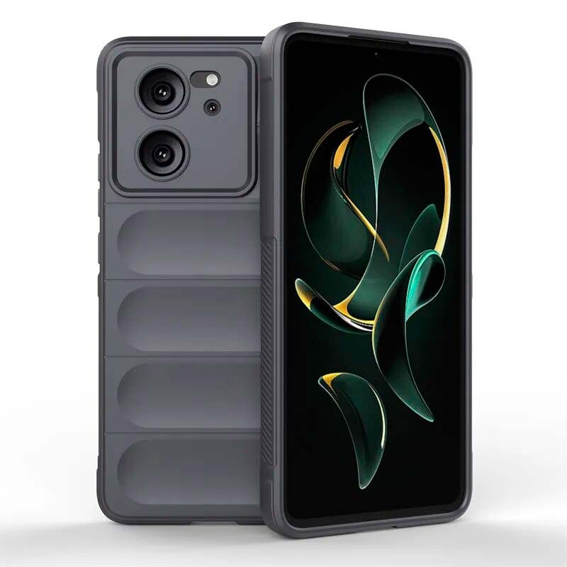 Coque en silicone gris Wave pour Xiaomi 13T - Ítem4