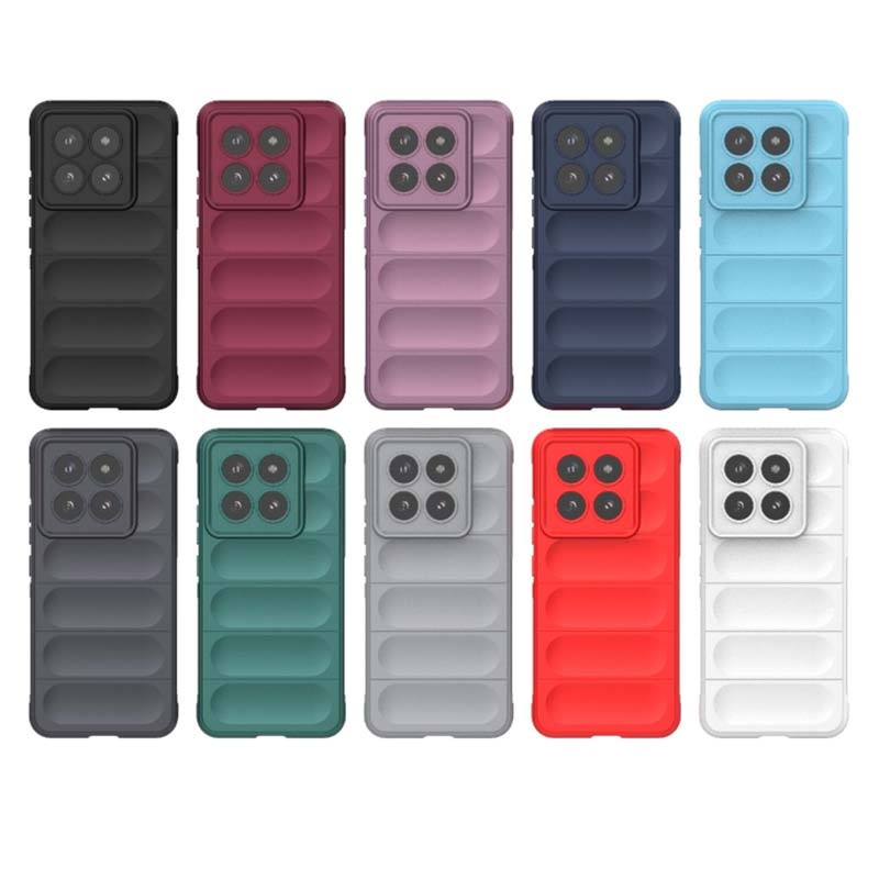 Coque en silicone gris clair Wave pour Xiaomi 14 - Ítem6