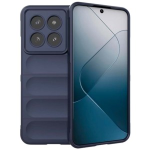 Capa de silicone azul Wave para Xiaomi 14