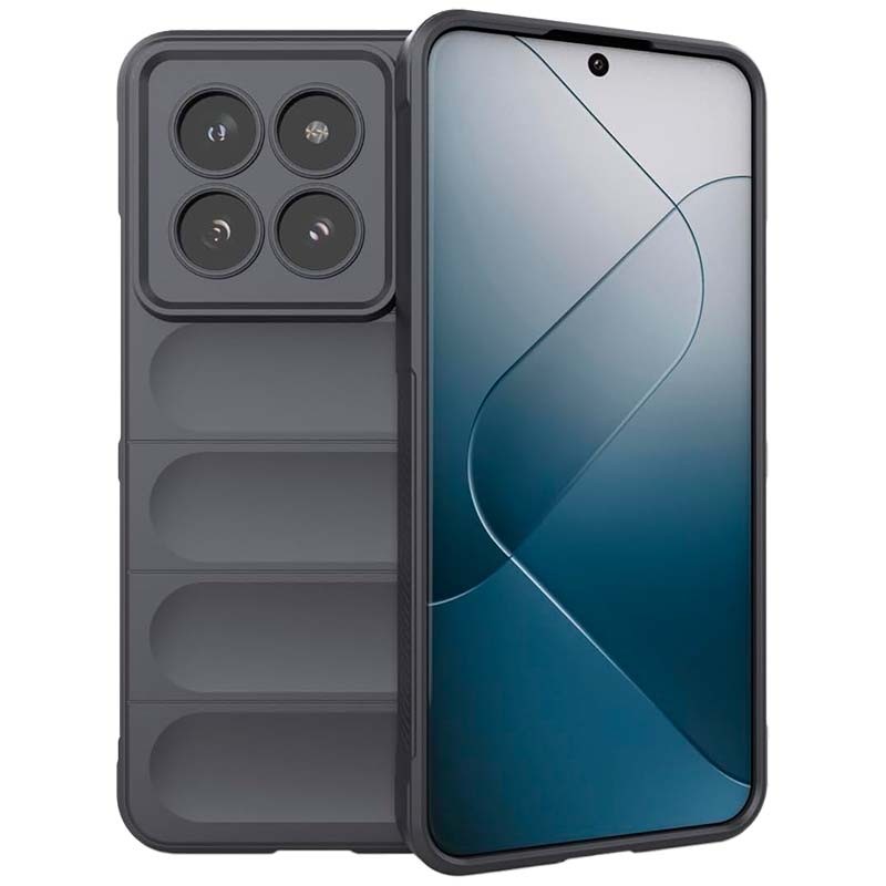 Capa de silicone cinzenta Wave para Xiaomi 14 - Item