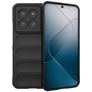 Funda de silicona negra Wave para Xiaomi 14