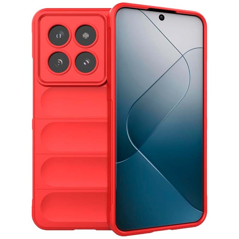 Funda de silicona roja Wave para Xiaomi 14 - Ítem