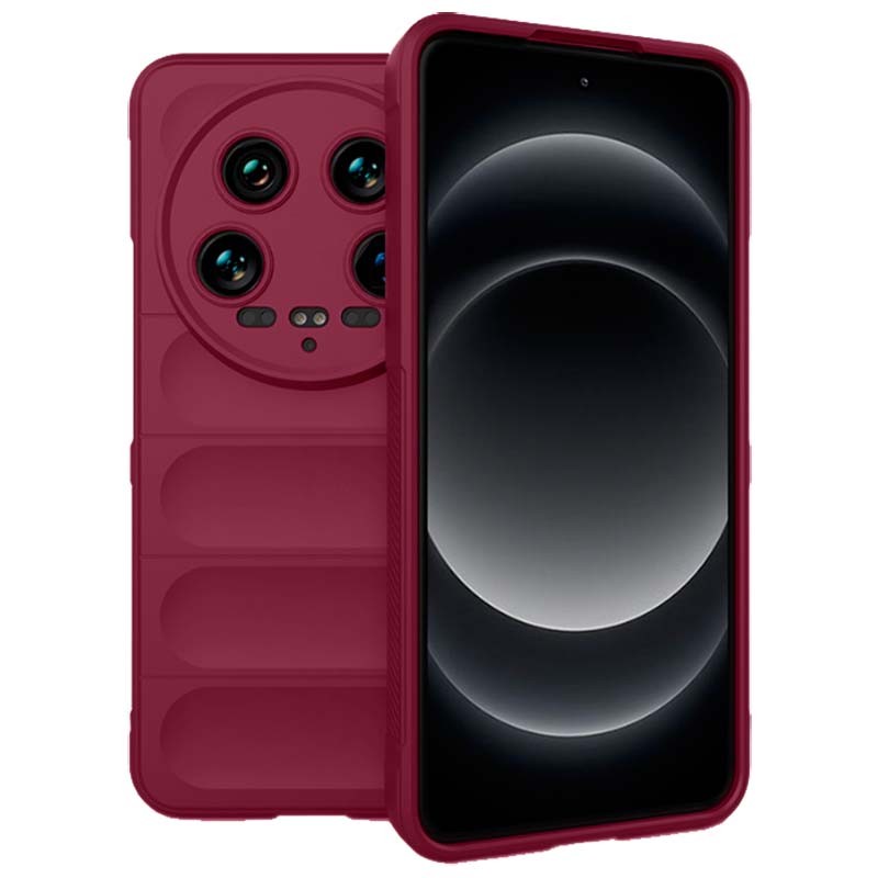 Coque en silicone bourgogne Wave pour Xiaomi 14 Ultra - Ítem