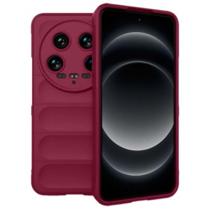 Capa de silicone borgonha Wave para Xiaomi 14 Ultra