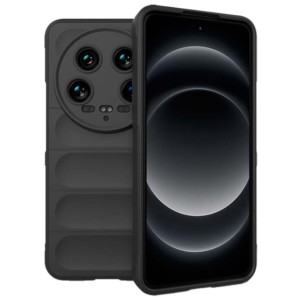 Funda de silicona negra Wave para Xiaomi 14 Ultra