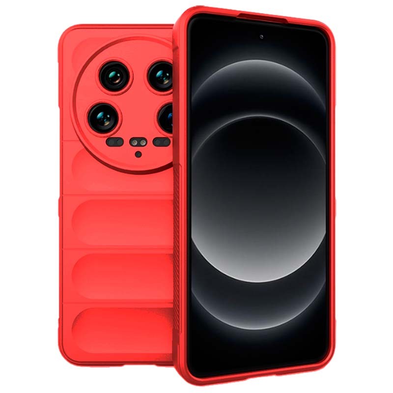 Funda de silicona roja Wave para Xiaomi 14 Ultra - Ítem