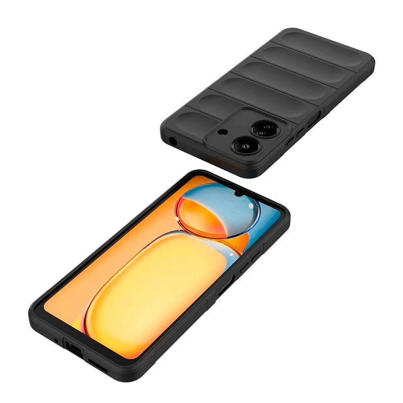 Coque en silicone noire Wave pour Xiaomi Redmi 13C - Ítem2